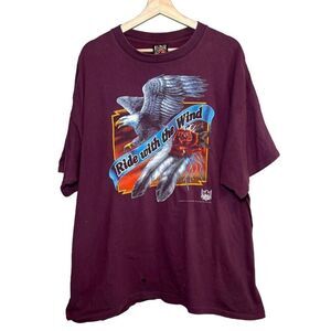 Vintage 1993 3D Emblem Harley Davidson Hong Kong Motorcyles T-shirt Mens 2XL